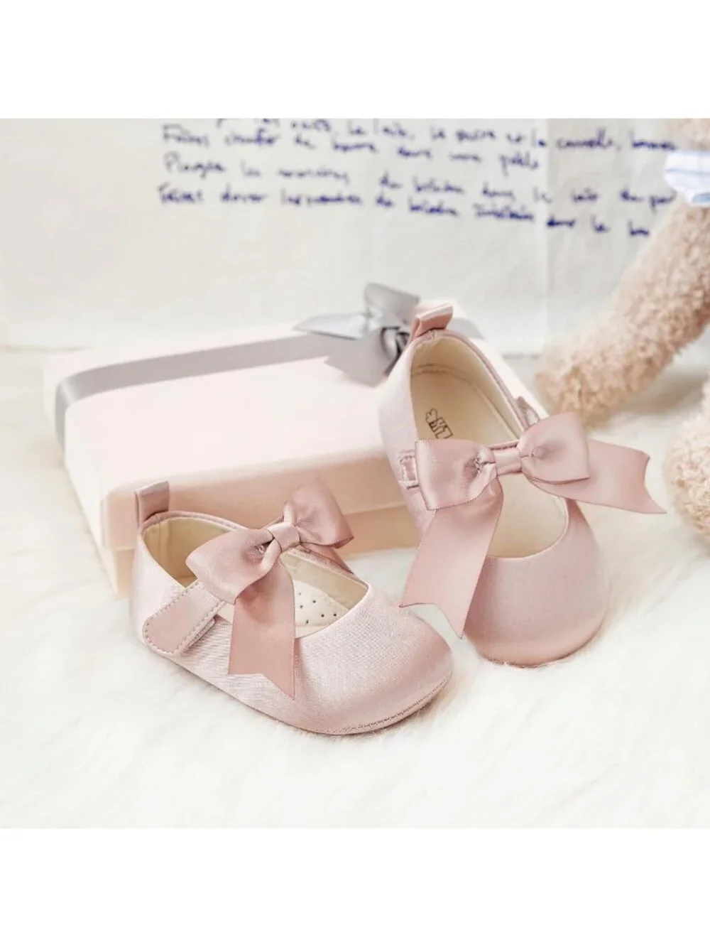 Adorable Baby Girls' Prewalker Mary Jane Flats with Bowknot - Perfect Dress